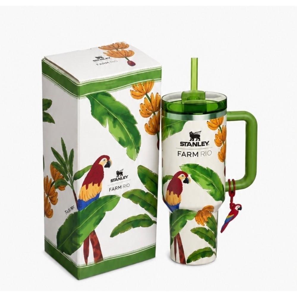 Stanley 1913 x FARM Rio Quencher H2.0 Flowstate Tumbler 40 OZ Tropical Destiny